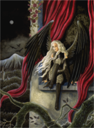 gothic fantasy dark wings